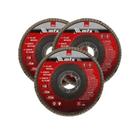Kit 3 Un - Disco flap G100 115X22MM - Mtx 4370