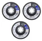 Kit 3 Un - Disco Flap Std For Metal F A 115mm GR40 - Bosch 8947