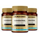 Kit 3 un - resveratrol 1.000mg 60caps dr. botanico