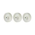 Kit 3 un roda 412 nylon 4 pol 90kg p/ rodízio