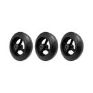 Kit 3 un roda borracha moldada 8 pol 250kg p/ rodízio Kit 3 un roda borracha moldada 8 pol 250kg p/ rodízio