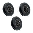 Kit 3 un roda pneum ajax 2.50-4 4l plástico furo passan.20mm Kit 3 un roda pneum ajax 2.50-4 4l plástico furo passan.20mm