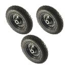 KIT 3 UN RODA PNEUM. AJAX 3.25-8 - 2L - ROLAM. 1" CH 1,2mm
