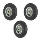 Kit 3 un roda pneum. ajax cargo 2.50-4 - 4l - rolam. 3/4"