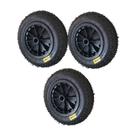 Kit 3 un roda pneumática 3.25-8 2 lonas 3/4 pol aro plastico Kit 3 un roda pneumática 3.25-8 2 lonas 3/4 pol aro plastico
