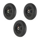 Kit 3 un roda reforçada 3.25-8 4 lonas 1 rol. rolete 200kg