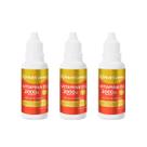 Kit 3 Un Vitamina D3 Gotas 2000ui 20ml Sabor Menta Alto Vitamina D