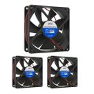Kit 3 Und Cooler Ventilador Asa Fan 9025s-12 12v 92x92x25mm Resfriamento Eficiente