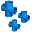 Kit 3 und Cruzeta Soldável PVC Irrigação 50mm PN125 Instalação Fácil p/ Irrigação Eficiente Durável