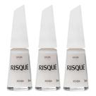 Kit 3 Und Esmalte Risque Natural Renda 8ml
