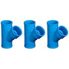 Kit 3 und Junção de 45 PN125 50mm Soldável de PVC para Sistema de Irrigação Resistente