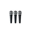 Kit 3 Und. Mic. Shure Pga48-lc Din. Card. Não Acompanha Cabo