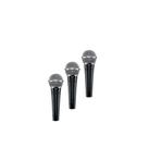 Kit 3 UND. Microfone Shure Sm-48 Lc Não Acompanha Cabo