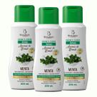 Kit 3 UNDs Sabonete Íntimo Líquido MENTA Bio Instinto 400 ml Hipoalergênico