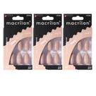 Kit 3 Unhas Postiças Stiletto Nude UP506 - Macrilan
