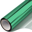 Kit 3 Uni Película Profissional Refletiva UV Adesiva Espelhado Preto e Verde