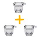 Kit 3 unid porta vita super trincao 50ml cristal injetfour