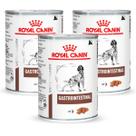 KIT 3 unid. Royal Canin Veterinary Gastrointestinal Lata 400g - Ração Úmida para Cães Adultos