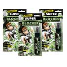 Kit 3 Unidades Bloqueador de Odores Indesejáveis Sanitários Super Blocker 60ml Spray Novo Frescor