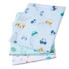 Kit 3 Unidades Cueiro Manta Estampado Flanelado Bebê 80 X 60CM Swaddle Charutinho