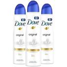 Kit 3 Unidades Desodorante Dove Original Aerosol 150ml/89g Kit 3 Unidades Desodorante Dove Original Aerosol 150ml/89g