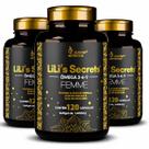 Kit 3 Unidades LiLis Secrets Femme Ômega 369 120 Cápsulas Alisson Nutrition