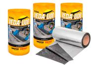 Kit 3 Unidades Manta Asfáltica Aluminizada Auto Adesiva 30cm x 10m Kit 3 Unidades Manta Asfáltica Aluminizada Auto Adesiva 30cm x 10m