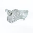 Kit 3 Unidades Mini Potiches de Cristal com Pé Carrossel 6.5 x 10 cm Lembrancinha Bomboniere Mini Pote