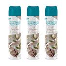 Kit 3 Unidades Odorizador de Ambiente Leveuze Chá Branco 400ml/180g