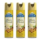Kit 3 Unidades Odorizante Ambiente Aerossol Ameixa Dourada Coala 400ml/240g