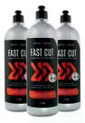 Kit 3 Unidades Polidor Para Corte Fast Cut 1kg Autoamerica