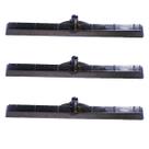Kit 3 Unidades RODO 60cm Borracha Dupla Grande SEM CABO Multiuso Para Pisos Com Rosca Plástico Puxa e Seca