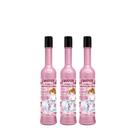Kit 3 unidades shampoo de rosas coiffer 300ml