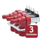 Kit 3 Válvulas Solenoide Tiwa P/ Agua Vapor Com Suporte 220v Kit 3 Válvulas Solenoide Tiwa P/ Agua Vapor Com Suporte 220v