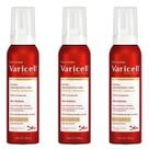 KIT 3 Varicell Mousse Espuma Refrescante P/ Pernas Cansadas