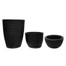 Kit 3 Vasos Coluna Bojo Escovado 1 e Bojo Escovado 1 e Bacia Escovada 1 Cód. JGRT25