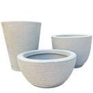 Kit 3 Vasos Coluna Redonda Escovada 1 e Bojo Escovado 1 e Bacia Escovada 1 Cód. JGRT18 JG