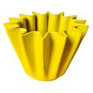 Kit 3 Vasos para suculenta - modelo Ondulado - Plástico reciclado