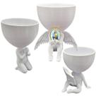 Kit 3 Vasos Plantas Nossa Senhora D'Ajuda Capelinha Oração