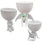 Kit 3 Vasos Plantas Nossa Senhora Lourdes Capelinha Oração