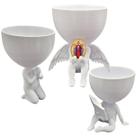 Kit 3 Vasos Plantas Santas Chagas de Jesus Capelinha Oração