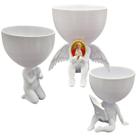 Kit 3 Vasos Plantas São João Paulo ll Capelinha Oração