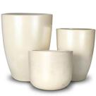 Kit 3 Vasos Polietileno Para Plantas Decorativo Cone Bacia - Kit 3 Vasos Polietileno Para Plantas Decorativo Cone Bacia -