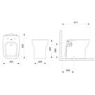 Kit 3 Vasos Sanitário Convencional com Assento Queda Amortecida Boss Incepa Kit 3 Vasos Sanitário Convencional com Assento Queda Amortecida Boss Incepa