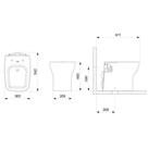 Kit 3 Vasos Sanitário Convencional com Assento Queda Amortecida Boss Incepa