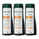 Kit 3 vedis shampoo guanxuma force secos 350ml