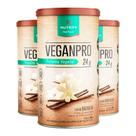 Kit 3 Veganpro Proteína Vegetal Baunilha Nutrify 450g