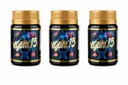 Kit 3 Vegetal 15 500mg 15 Cápsulas Suplemento Alimentar