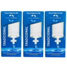 Kit 3 Vela Filtro De Barro Tradicional Embalagem Reforçada