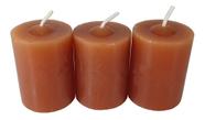 Kit 3 Velas Aromáticas Perfumadas Com Aroma De Canela